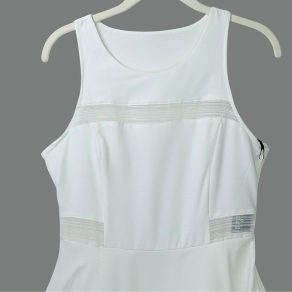 Lulu*s size M Play Nice Ivory Skater Dress Mini HOCO Graduation Bridal Shower - Picture 5 of 16